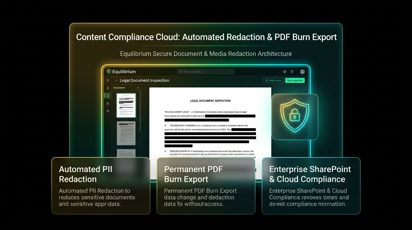 Equilibrium's Content Compliance Cloud Adds Redaction - EQuick Video